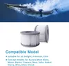 A person swimming underwater and two pool filters. Produktbild-Vorschau