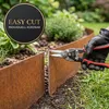 Rasenkante Cortenstahl  Rolle 10m x 15cm x 1mm – Produktbild-Vorschau 7