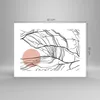 Poster - Poster ohne Rahmen - Abstraktion Linien Sonne - Produktbild-Vorschau 4