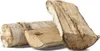 Three logs of firewood are arranged on a white background. Produktbild-Vorschau