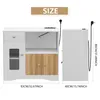 Küche Sideboard mit Steckdose für Mikrowelle Küchenschrank Produktbild-Vorschau 2