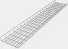 A wire mesh cable tray on a light gray background. Anteprima dell’immagine prodotto