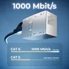 deleyCON CAT6 RJ45 Kupplung Verbinder Netzwerkkabel Produktbild-Vorschau 4