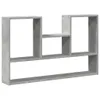 vidaXL Wandregal Betongrau 99x15x60 cm Holzwerkstoff Produktbild-Vorschau 1
