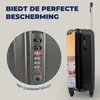 MuchoWow® Koffer Handgepäck Trolley Rollkoffer Kleine Produktbild-Vorschau 3