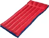 A red and blue inflatable mattress is shown against a white background. Produktbild-Vorschau