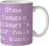 Mr. & Mrs. Panda Kaffeetasse Spruch Bunte Congas - Produktbild-Vorschau 1