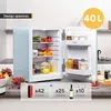 TZS First Austria - Mini frigo retrò da 40 L silenzioso - Anteprima dell’immagine prodotto 5