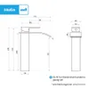 Badarmatur Tamina - chrom | Wasserfall Badarmatur im Produktbild-Vorschau 6