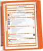DURABLE WandSichttafelsys. VarioWall 5 Sichttafeln orange Náhľad obrázku produktu 2