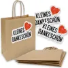 itenga 5x Geschenktüte mit Kordel 18x8x22cm + Sticker Produktbild-Vorschau 1