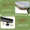 GOPLUS Gartentisch Metall, 50cm Beistelltisch Outdoor mit Produktbild-Vorschau 6