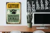 Holzschild Retro 20x30cm Caution dangerous animals Produktbild-Vorschau 5