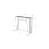 ITAMOBY - Consolle allungabile 90x25/211 cm Anea bianco Anteprima dell’immagine prodotto 4