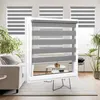 Doppelrollo Fenster ohne Bohren 110x220cm grau Produktbild-Vorschau 5