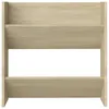 vidaXL Scarpiera a muro rovere Sonoma 60x18x60 cm materiale Anteprima dell’immagine prodotto 11
