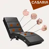 CASARIA® Relaxliege Massage Heizfunktion 186x89x55cm Produktbild-Vorschau 4