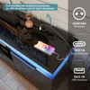 Mobile TV INONEFT con illuminazione LED, basso mobile TV Anteprima dell’immagine prodotto 9