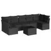 The Living Store 8-tlg. Garten-Sofagarnitur mit Kissen Produktbild-Vorschau 3