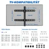 RFIVER Schwarz Tripod TV Ständer Stativ Ständer für 32-65 Produktbild-Vorschau 7