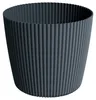 Prosperplast plantenpot Buckingham - antraciet - diameter Productafbeelding-voorbeeld 2