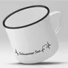Huuraa Emaille Tasse Schweriner See Geschenk Kaffeebecher Produktbild-Vorschau 2
