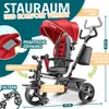 KIDIZ® Dreirad 5in1 Kinderdreirad mit Schubstange Produktbild-Vorschau 2