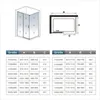 B:140xT:70xH:195cm Schiebetür 6mm Echtglas ESG Glas Produktbild-Vorschau 2