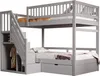 Sweiko Lit superposé en bois massif 90x200 cm, Avec Voir les images du produit 8