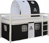 Homestyle4u Lit surélevé 90x200 avec sommier à lattes Voir les images du produit 2