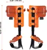 A pair of orange and black tree climbing spikes are shown against a white background. Podgląd zdjęcia produktu