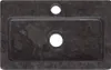 Wandwaschbecken Schwarz 38x24x6,5 cm Marmor Produktbild-Vorschau 6