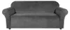 Sofabezug 2 Sitzer 145-185cm - Grau - Samt - Stretch Produktbild-Vorschau 9