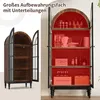 Armoire haute Flyks avec portes en verre, idéale pour la Voir les images du produit 7