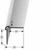 Wandprofil 25 x 25 x 2700 mm Einfasshöhe 2 mm Tapetenprofil Produktbild-Vorschau 4