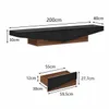 200cm Lowboard, TV-Schrank mit 2 Schubladen, TV-Lowboard, Produktbild-Vorschau 6