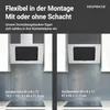 Respekta Kopffreie Schräghaube Kira, Glasblende Schwarz, 60 Produktbild-Vorschau 6