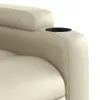 vidaXL Fauteuil relax électrique Crème similicuir Voir les images du produit 12