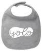 Huuraa Baby Lätzchen YOLO you only live once Heather Grey Produktbild-Vorschau 1