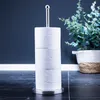 Edelstahl WC Ersatzrollen-Ständer Produktbild-Vorschau 1