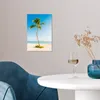MuchoWow® Poster Eine einsame Palme am Strand 20x30 cm - Produktbild-Vorschau 5