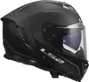 LS2 FF818 STORM III SOLID Casco integrale taglia L, nero Anteprima dell’immagine prodotto 4