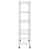 vidaXL Étagère de stockage avec 5 étagères et roulettes Voir les images du produit 11