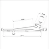 STEIGNER Garagentor Dichtung  Bodenabdichtung aus PVC, 3 m, Produktbild-Vorschau 2