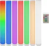 Moderne LED Stehleuchte mit weißem & RGB-LED Licht | Produktbild-Vorschau 1