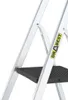 Drabest | Klappleiter - 3 Stufen, Tragfähigkeit 150kg - Alu Produktbild-Vorschau 6