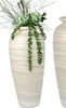 Bodenvase RELIEF 50cm  - bauchig, cremefarben, Keramik, Produktbild-Vorschau 3