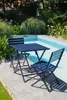 Ensemble repas de jardin carré 2 places en aluminium Voir les images du produit 5