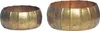Sadzarka Zestaw 2 doniczek FineBuy Metal Bowl Dekoracyjna Podgląd zdjęcia produktu 6