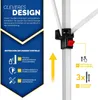 altana tillvex 3x3m zielona - z 4 wodoodpornymi panelami Podgląd zdjęcia produktu 3